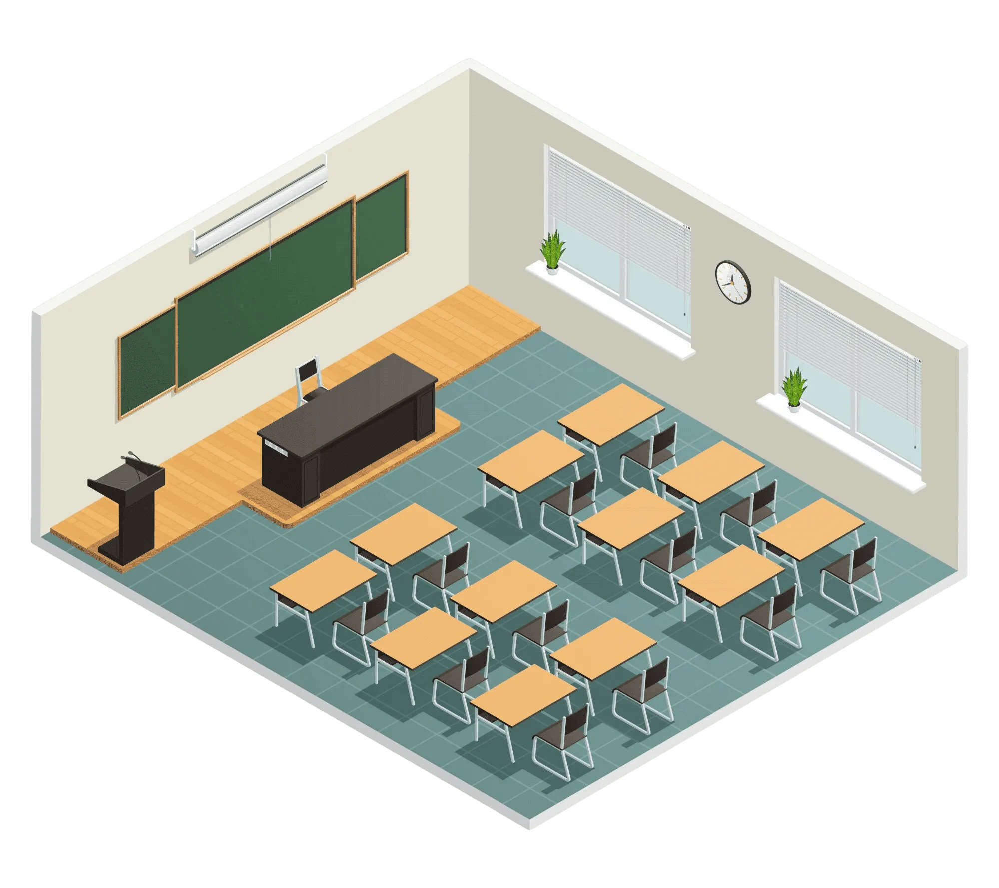 The ridged surface of the moon